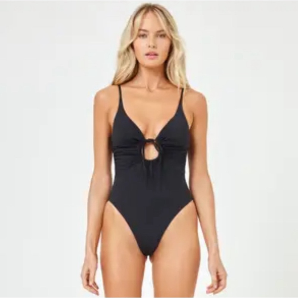 L*Space Piper Keyhole One-Piece Swimsuit